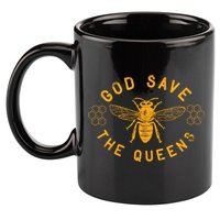 Bee Lovers Design God Save The Queen Funny Gift 11oz C Handle Ceramic Mug