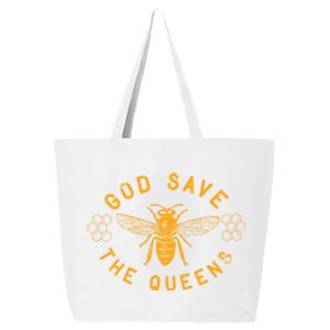 Bee Lovers Design God Save The Queen Funny Gift 25L Jumbo Tote