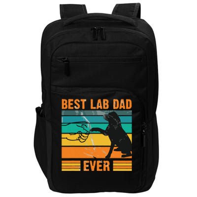 Best Lab Dad Ever Dog Lover Fathers Day Gift Impact Tech Backpack