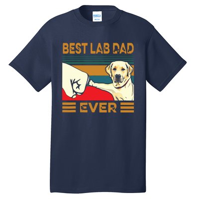 Best Lab Dad Ever Retro Vintage Tall T-Shirt