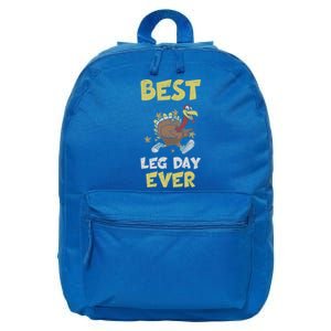 Best Leg Day Ever Apple Pie Gobble Celebration Gift 16 in Basic Backpack