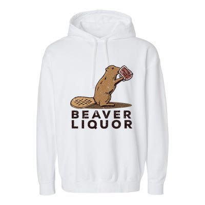 Beaver Liquor Drinking Garment-Dyed Fleece Hoodie