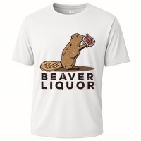 Beaver Liquor Drinking Cooling Performance Crew T-Shirt