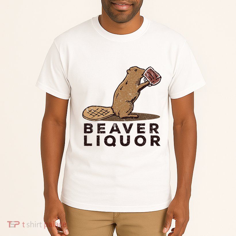 Beaver Liquor Drinking Tall T-Shirt