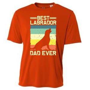 Best Labrador Design For Dad Men Labrador Retriever Lovers Cooling Performance Crew T-Shirt