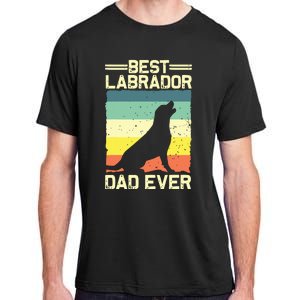 Best Labrador Design For Dad Men Labrador Retriever Lovers Adult ChromaSoft Performance T-Shirt