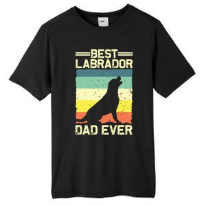 Best Labrador Design For Dad Men Labrador Retriever Lovers Tall Fusion ChromaSoft Performance T-Shirt