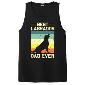 Best Labrador Design For Dad Men Labrador Retriever Lovers PosiCharge Competitor Tank