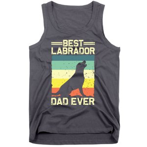 Best Labrador Design For Dad Men Labrador Retriever Lovers Tank Top