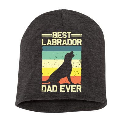 Best Labrador Design For Dad Men Labrador Retriever Lovers Short Acrylic Beanie