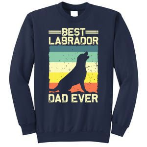 Best Labrador Design For Dad Men Labrador Retriever Lovers Sweatshirt