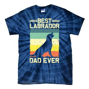 Best Labrador Design For Dad Men Labrador Retriever Lovers Tie-Dye T-Shirt