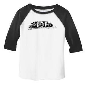 Black Line Drawing Meaningful Gift Stonehenge Gift Toddler Fine Jersey T-Shirt