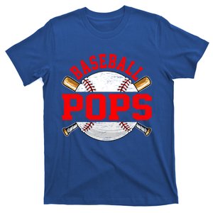 Baseball Lover Design For Fathers Day Baseball Pops Cool Gift T-Shirt