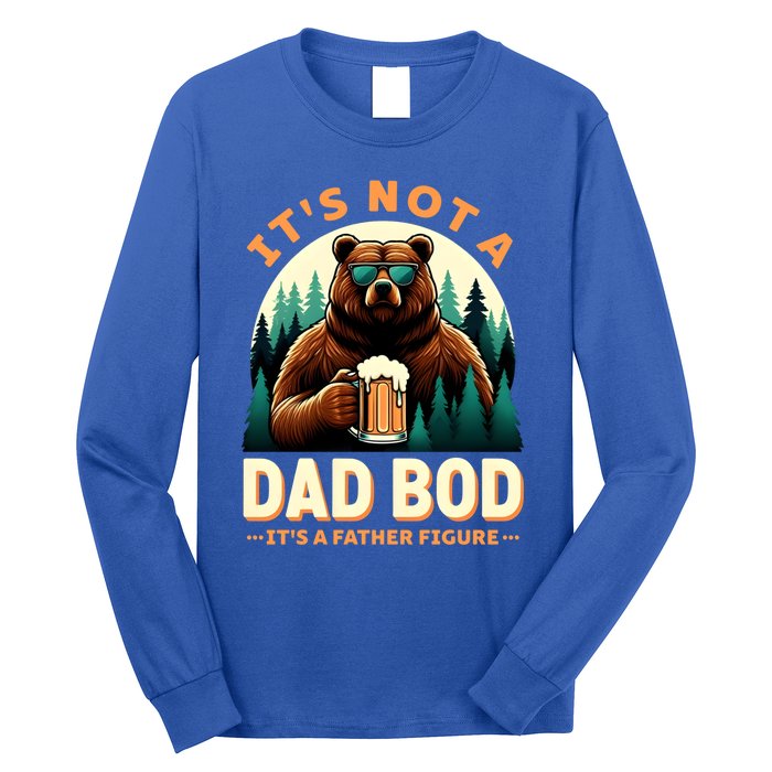 Beer Lover Dad Jokes ItS Not A Dad Bod ItS A Father Figure Gift Long Sleeve Shirt