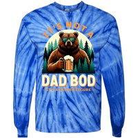 Beer Lover Dad Jokes ItS Not A Dad Bod ItS A Father Figure Gift Tie-Dye Long Sleeve Shirt