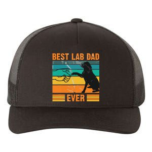 Best Lab Dad Ever Dog Lover Fathers Day Gift Yupoong Adult 5-Panel Trucker Hat