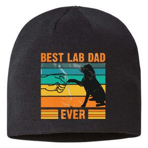 Best Lab Dad Ever Dog Lover Fathers Day Gift Sustainable Beanie