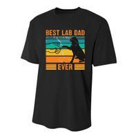 Best Lab Dad Ever Dog Lover Fathers Day Gift Youth Performance Sprint T-Shirt