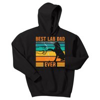 Best Lab Dad Ever Dog Lover Fathers Day Gift Kids Hoodie