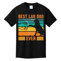 Best Lab Dad Ever Dog Lover Fathers Day Gift Kids T-Shirt