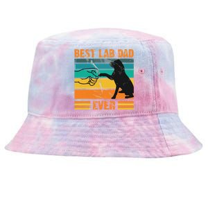 Best Lab Dad Ever Dog Lover Fathers Day Gift Tie-Dyed Bucket Hat