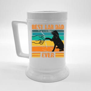 Best Lab Dad Ever Dog Lover Fathers Day Gift Beer Stein