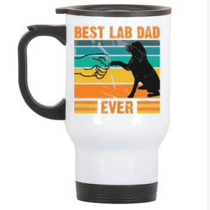 Best Lab Dad Ever Dog Lover Fathers Day Gift Stainless Steel Travel Mug