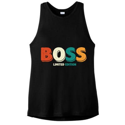 Boss Limited Edition Vintage Ladies PosiCharge Tri-Blend Wicking Tank