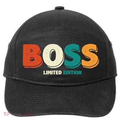 Boss Limited Edition Vintage 7-Panel Snapback Hat