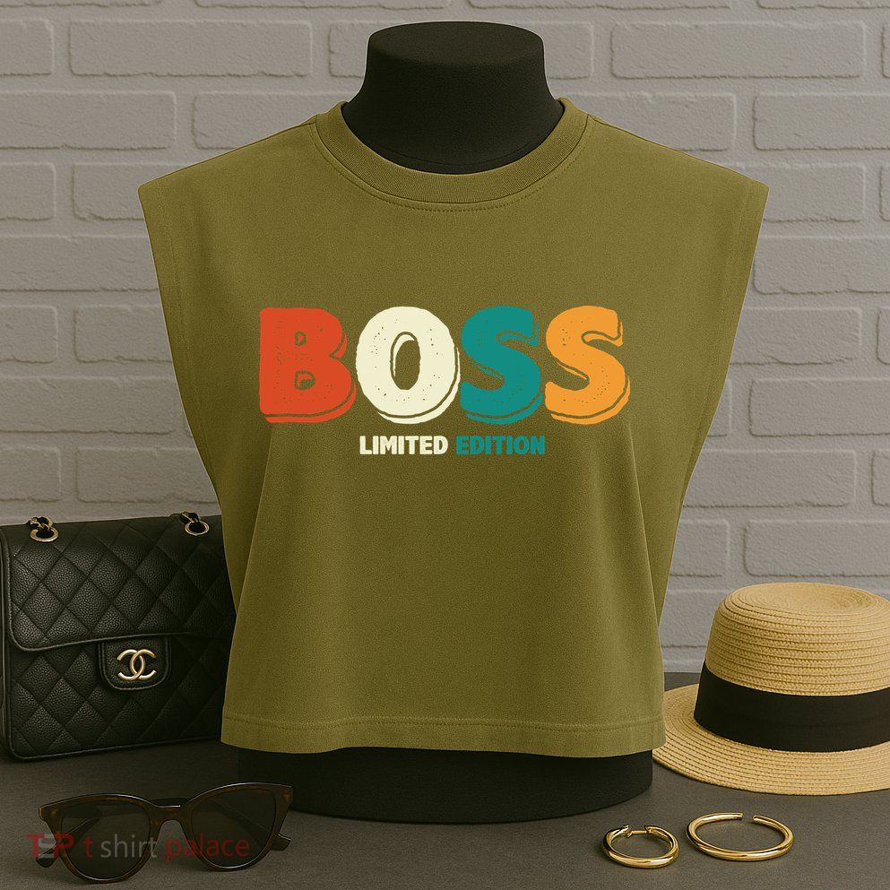 Boss Limited Edition Vintage Garment-Dyed Women's Muscle Tee
