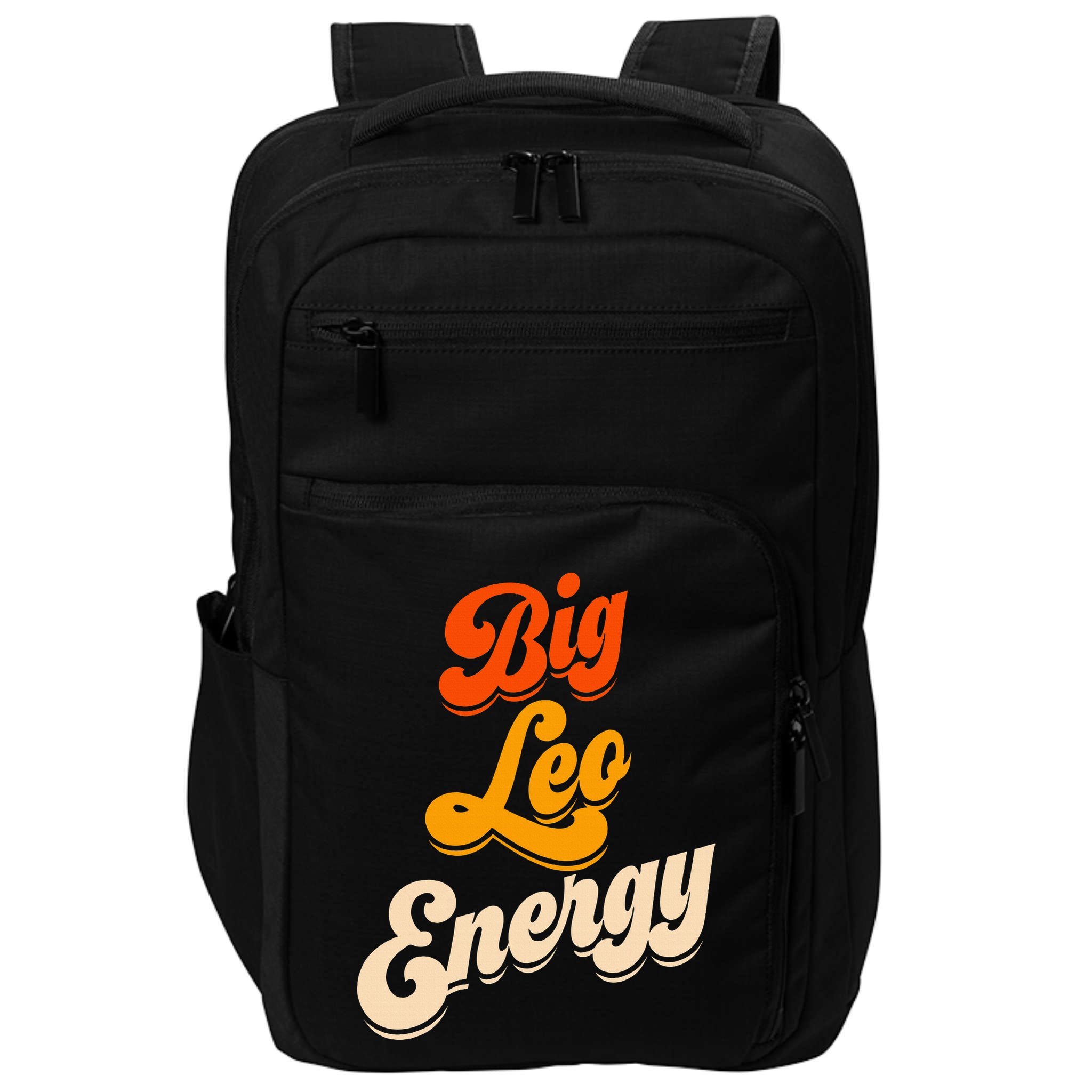 Big Leo Energy Leo For Horoscope Astrology Impact Tech Backpack