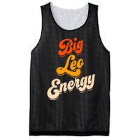 Big Leo Energy Leo For Horoscope Astrology Mesh Reversible Basketball Jersey Tank