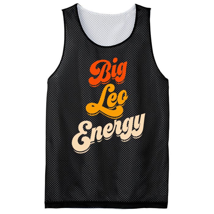 Big Leo Energy Leo For Horoscope Astrology Mesh Reversible Basketball Jersey Tank