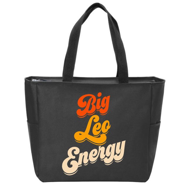 Big Leo Energy Leo For Horoscope Astrology Zip Tote Bag