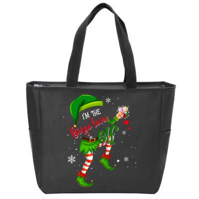 Bingo Lover Elf Matching Family Group Christmas Party Pajama Zip Tote Bag