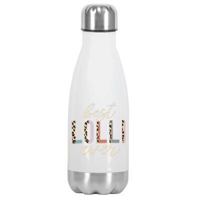 Best Lolli Ever Gifts Leopard Print Mothers Day Stainless Steel Insulated Water Bottle