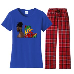 Big Loc Energy Afro Black Junenth 1865 Black History Gift Women's Flannel Pajama Set