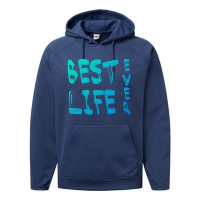 Best Life Ever For Jw JehovahS Witness Pioneer Gift Performance Fleece Hoodie