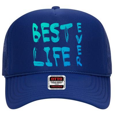 Best Life Ever For Jw JehovahS Witness Pioneer Gift High Crown Mesh Back Trucker Hat