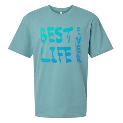 Best Life Ever For Jw JehovahS Witness Pioneer Gift Sueded Cloud Jersey T-Shirt