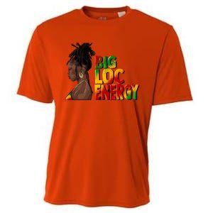 Big Loc Energy Afro Black Junenth Freedom 1865 Gift Cooling Performance Crew T-Shirt