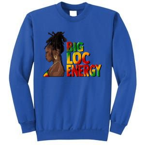 Big Loc Energy Afro Black Junenth Freedom 1865 Gift Sweatshirt