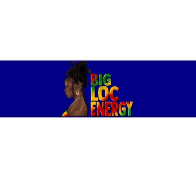 Big Loc Energy Afro Black Junenth Freedom 1865 Gift Bumper Sticker