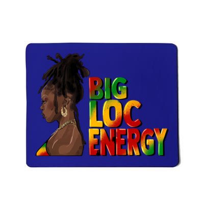 Big Loc Energy Afro Black Junenth Freedom 1865 Gift Mousepad