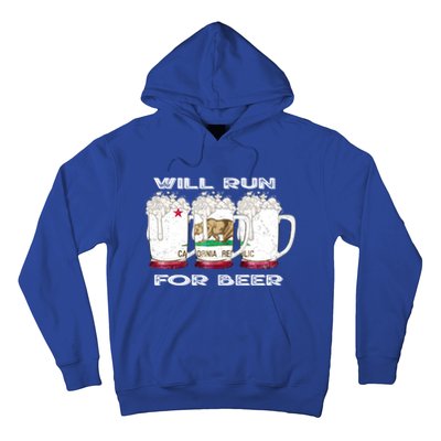 Beer Lover Er Local Beer Funny Ca State Flag Usa Gift Hoodie