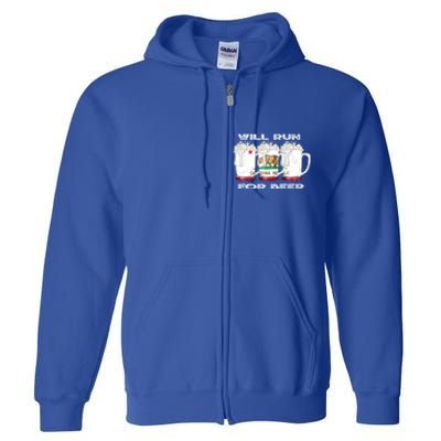 Beer Lover Er Local Beer Funny Ca State Flag Usa Gift Full Zip Hoodie