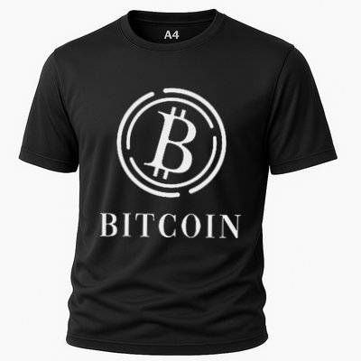 Bitcoin Logo Emblem Cryptocurrency Blockchains Bitcoin Performance Shirt