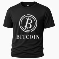 Bitcoin Logo Emblem Cryptocurrency Blockchains Bitcoin Performance Shirt