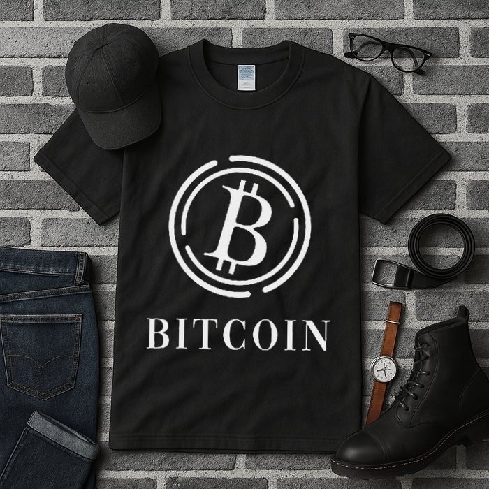 Bitcoin Logo Emblem Cryptocurrency Blockchains Bitcoin Tall T-Shirt